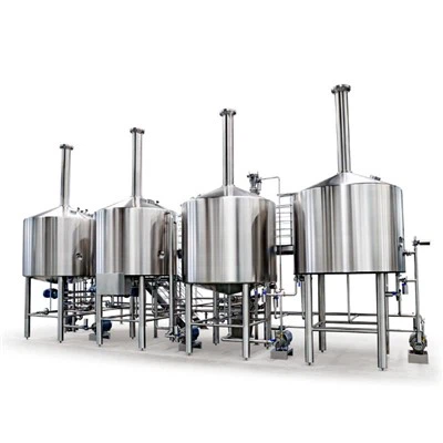 4 schepen Stailnless Steel Brewhouse System